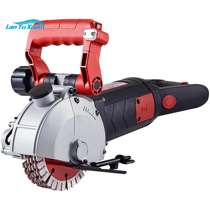 Brick Cutting Saw - 110/220v 壁溝切断機スロッティンググルーバー赤外線照準レンガ花崗岩コンクリート 5 個 5 インチ鋸刃