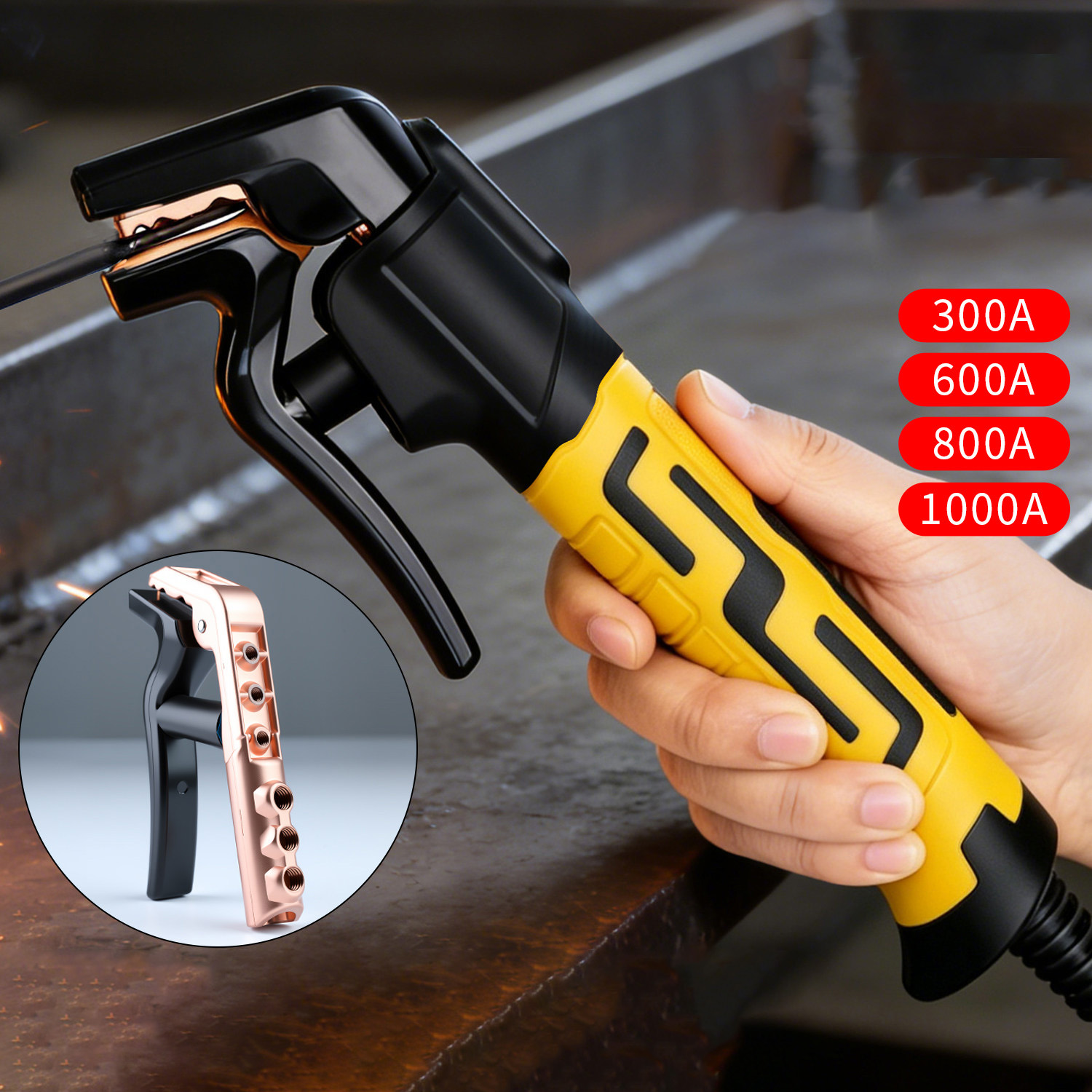 ベントヘッド溶接電極ホルダー 300A-1000A ヘビーデ - Heavy Equipment Supplies のレビューと価格