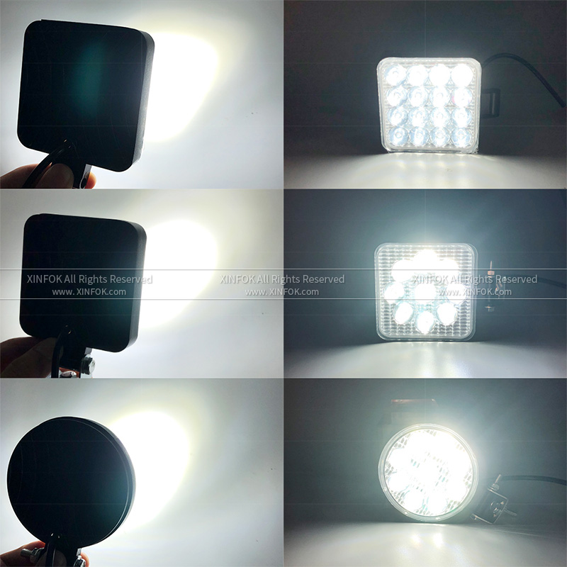 LEDトラクター作業灯 4800lm LEDポッドライト 1 - Heavy Equipment Supplies のレビューと価格