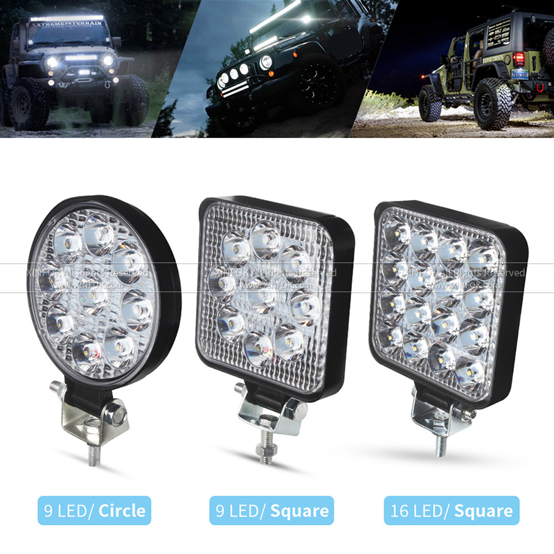 LEDトラクター作業灯 4800lm LEDポッドライト 1 - Heavy Equipment Supplies のレビューと価格