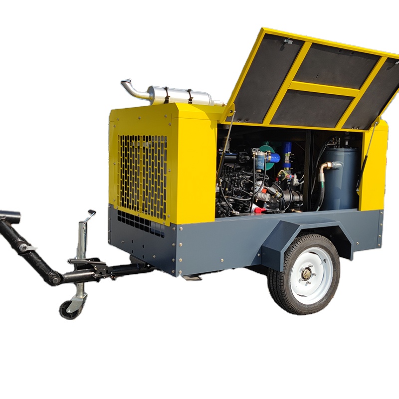 ポータブルスクリューエアコンプレッサー、ヘビーデューティー鉱 - Heavy Equipment In Mining のレビューと価格