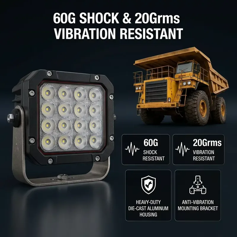 高ルーメン振動式投光器、鉱山設備現場建設安全用ヘビーLED採 - Heavy Equipment In Mining のレビューと価格