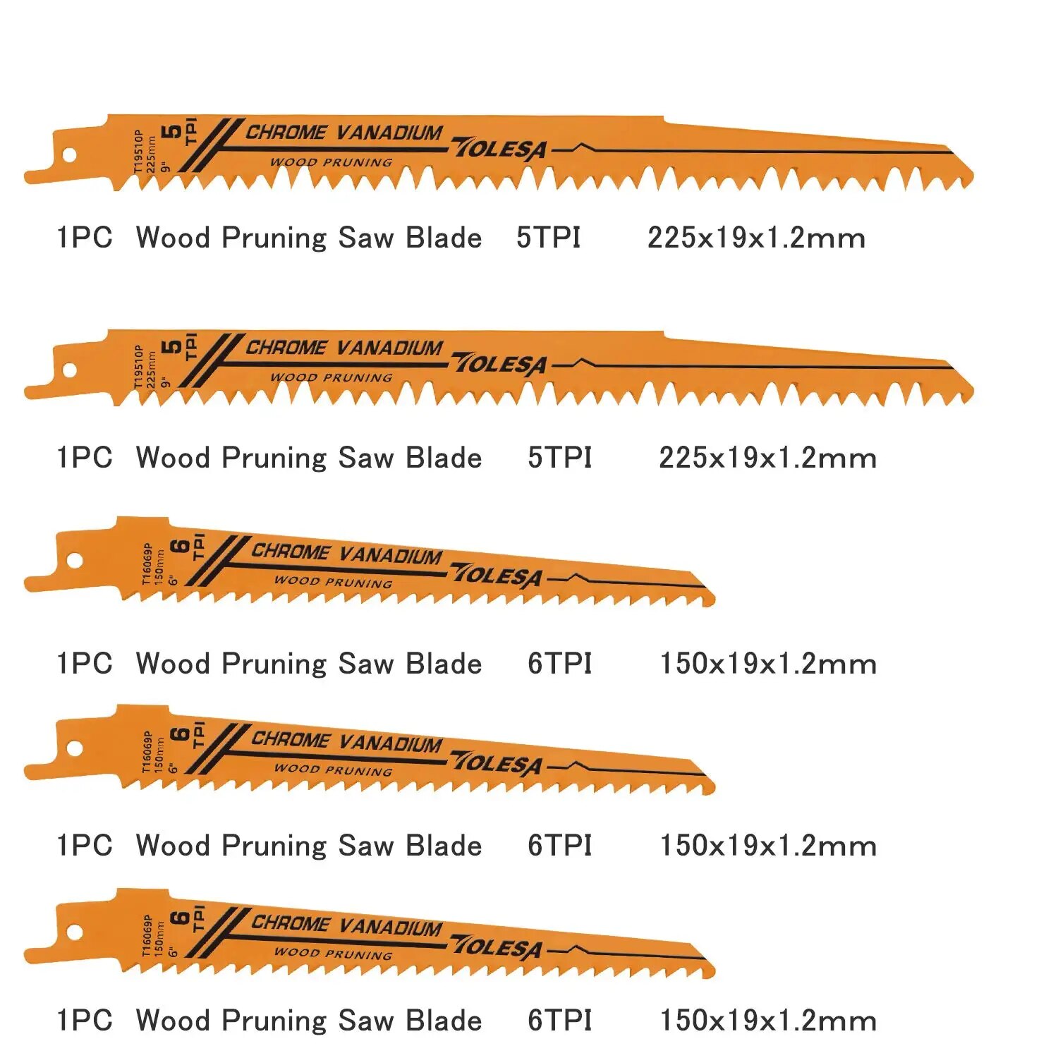 TOLESA 10 個往復バイメタル鋸刃木材剪定 PVC 切 - Brick Cutting Saw のレビューと価格